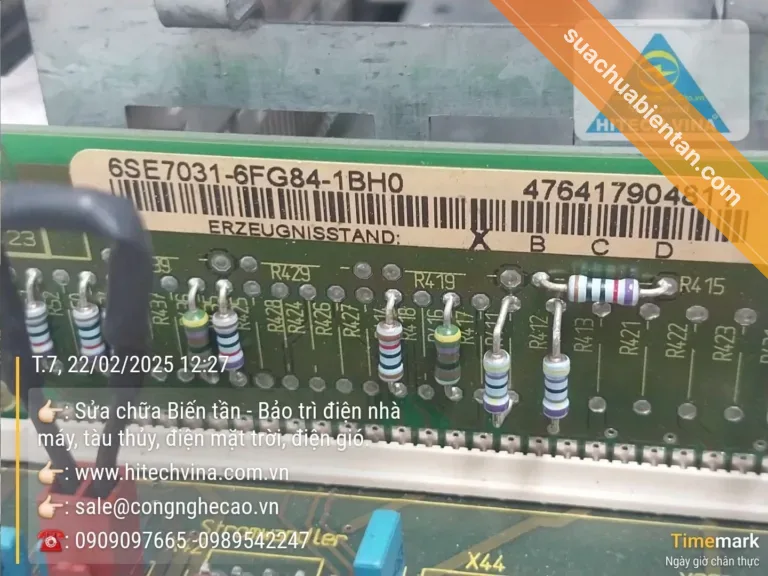 Sửa chữa biến tần Siemens SIMOVERT MASTERDRIVES – ảnh thực tế 2