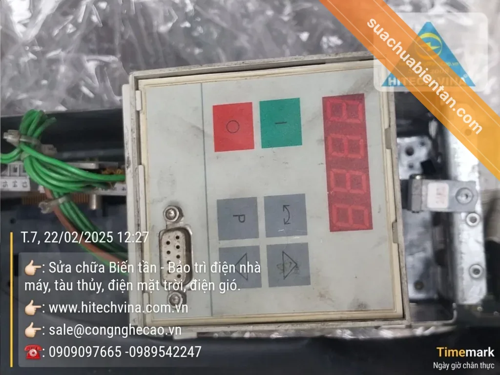 Sửa chữa biến tần Siemens SIMOVERT MASTERDRIVES – ảnh thực tế 1