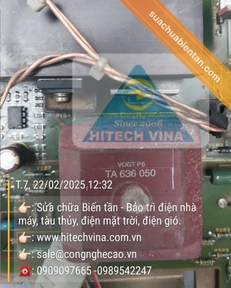 Sửa chữa biến tần Siemens SIMOVERT MASTERDRIVES – ảnh thực tế 3