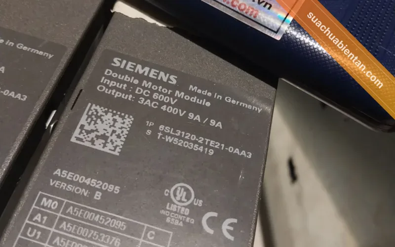 Sửa biến tần SIEMENS SINAMICS 6SL3120-2TE21-A003