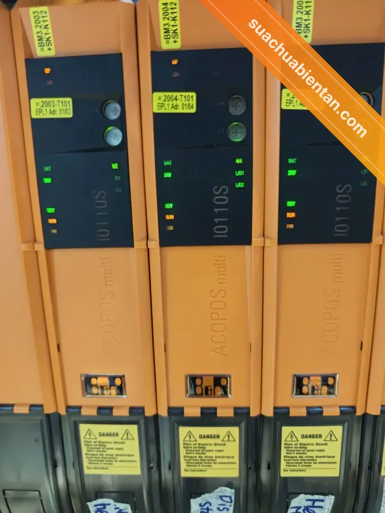 Module trục ACOPOSmulti trên dây chuyền