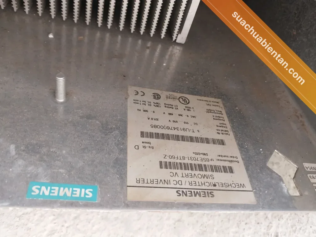 Sửa biến tần Siemens SIMOVERT